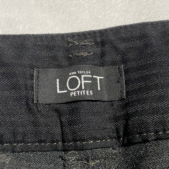 Ann Taylor Loft Julie Fit Dark Gray Dress Work Pants - Picture 3 of 8